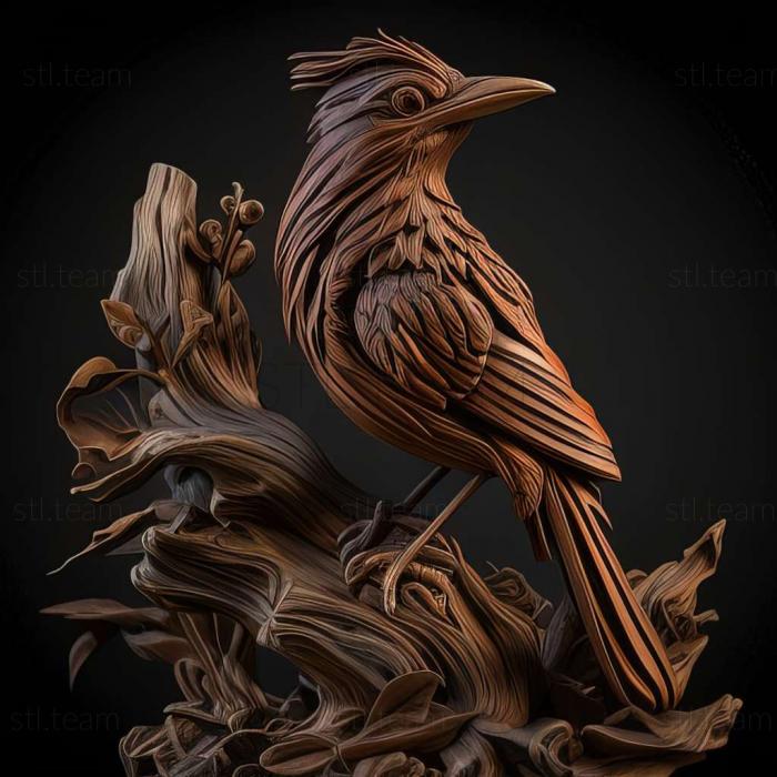 3D модель Rallus tenuirostris (STL)